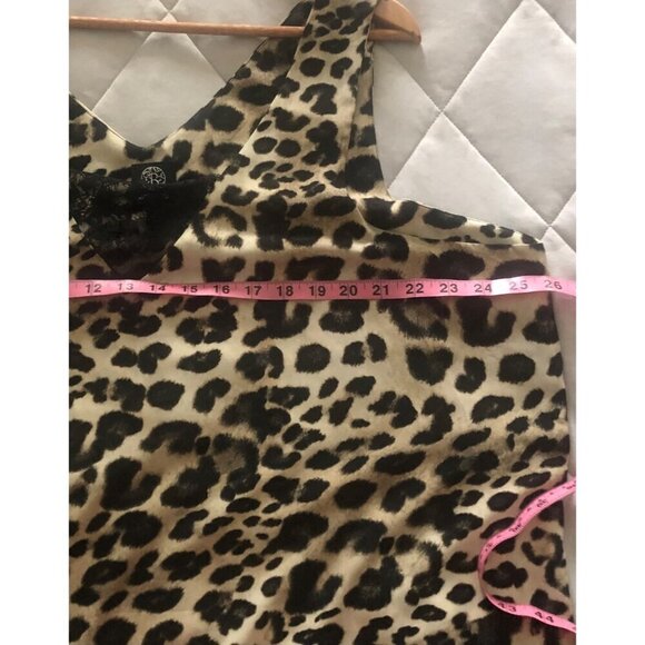 Women's Bobeau Plus Size Leopard Tank Blouse Top Cami Size 1X - Picture 7 of 12